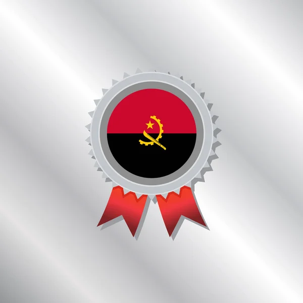 Illustration Angola Flag Template — ストックベクタ