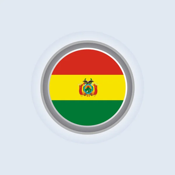 Illustration Bolivia Flag Template — Stok Vektör