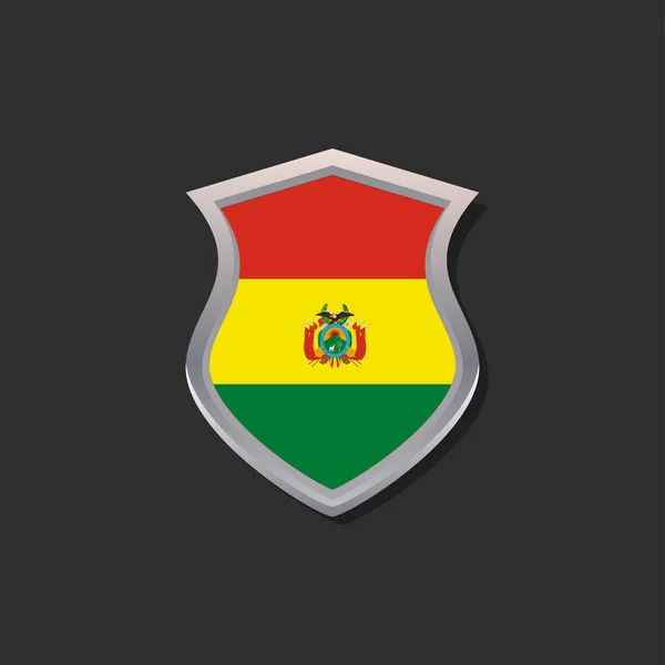 Illustration Bolivia Flag Template — 图库矢量图片