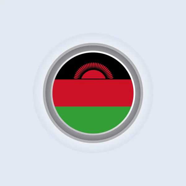 Illustration Malawi Flag Template — Wektor stockowy