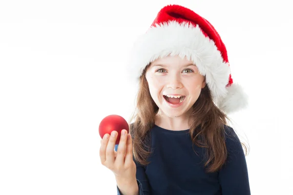 かわいいクリスマスの女の子 — ストック写真