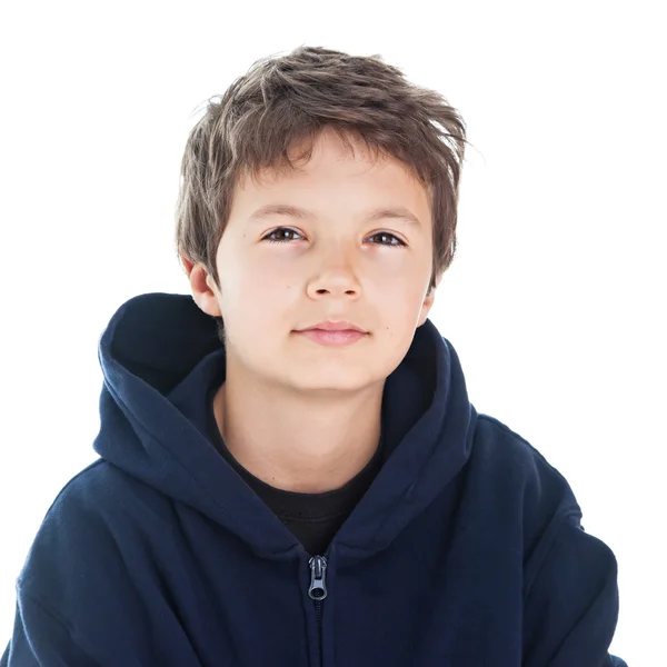 serin kendine güvenen genç çocuk