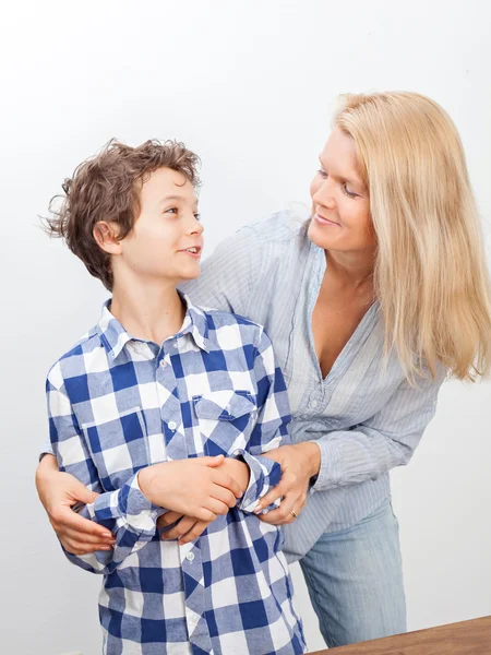 Moeder en zoon — Stockfoto