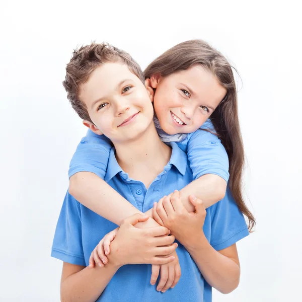 Hermano y hermana — Foto de Stock