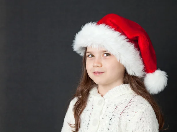 Cute Christmas Girl Stock Picture