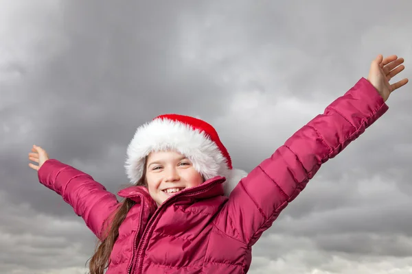 Cute Christmas girl — Stock Photo, Image