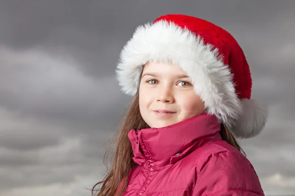 かわいいクリスマスの女の子 — ストック写真