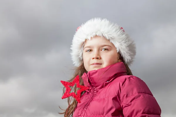 Cute Christmas girl — Stock Photo, Image