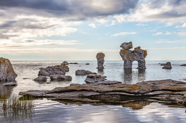 ゴットランドの岩の形成 ストック写真