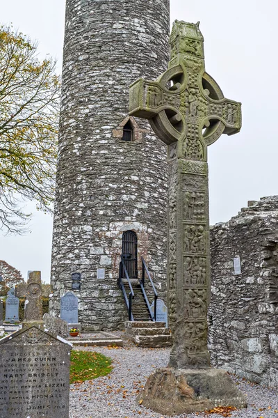 盖尔古 monasterboice 修道院 — 图库照片