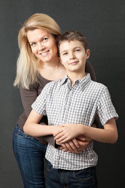 Moeder en zoon — Stockfoto