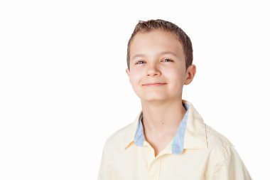 Genç bir çocuğun portresi.