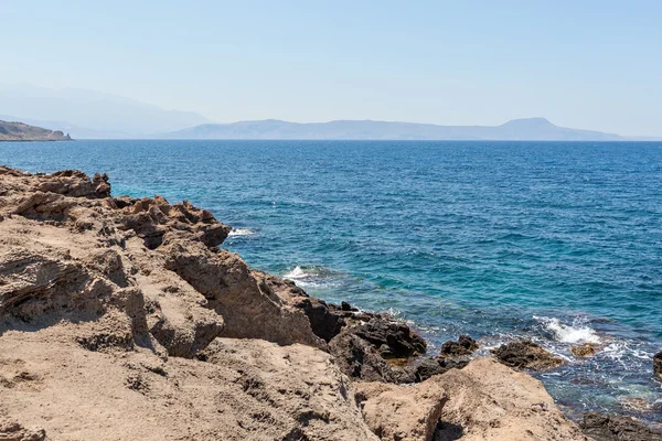Línea costera en Creta — Foto de Stock