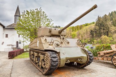 Sherman tank clipart