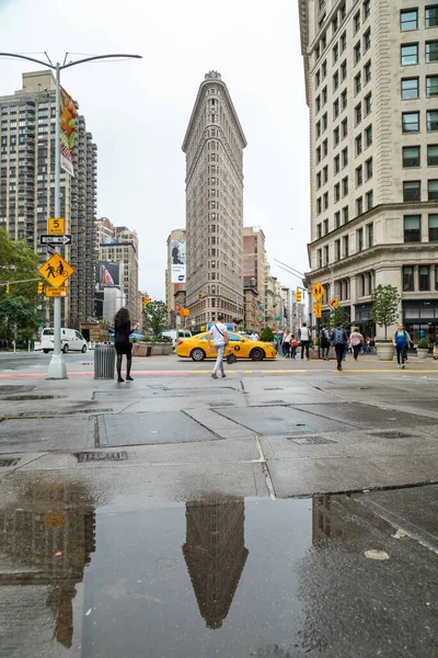 New York États Unis Octobre 2018 Bâtiment Fer Plat Avec Images De Stock Libres De Droits