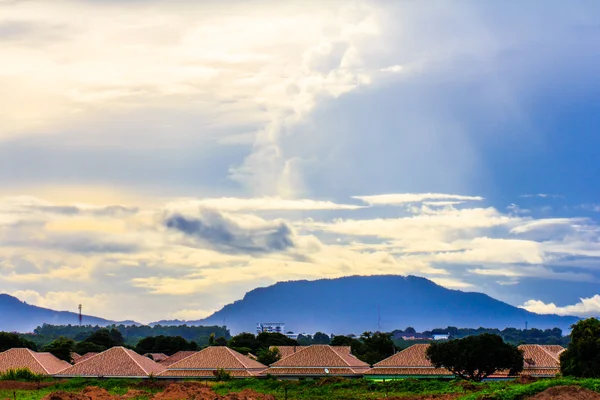 dağ gökyüzü sabah ile