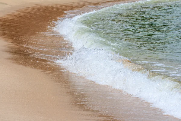 Sahilde çökmesini dalgalar deniz