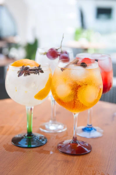 Fruit cocktails — Stock Photo, Image