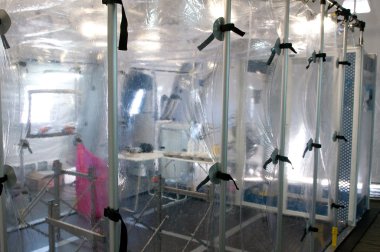 Portatif hastane nükleer veya virüs alarmı