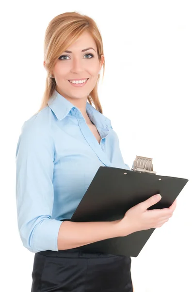 Young secretary or business woman — Stock Photo, Image