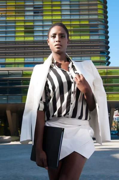 Business woman walking — Stock Photo, Image