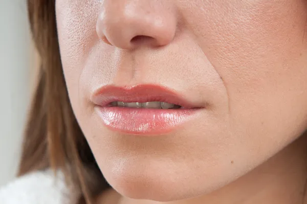 Vrouw mond — Stockfoto