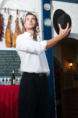 geleneksel Flamenko feria de abril Nisan günü boyunca dans elbise İspanya