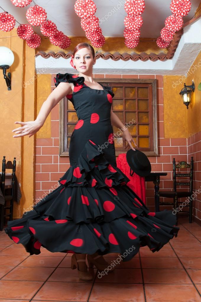 traditional flamenco dress