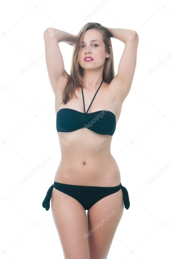Beautiful woman in bikini