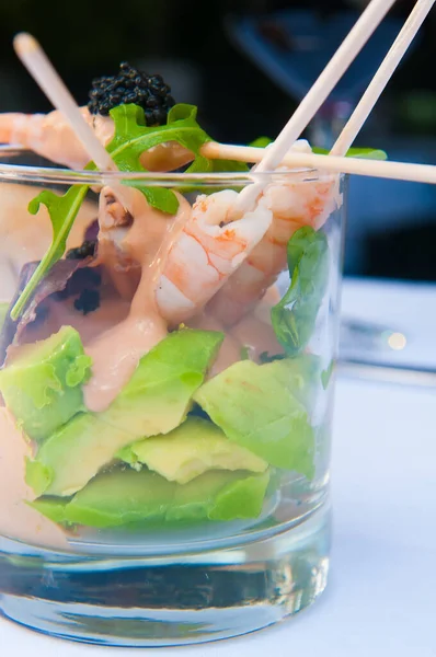 Shrimp Cocktail Glass Letouce — Foto Stock