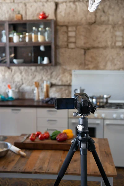Kitchen Everything Ready Broadcast Internet Channel — Stock Photo, Image