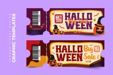 Cadılar Bayramı temalı grafik tasarım şablonu basit ve zarif tasarımı özelleştirmesi kolay