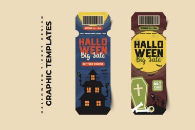 Cadılar Bayramı temalı grafik tasarım şablonu basit ve zarif tasarımı özelleştirmesi kolay