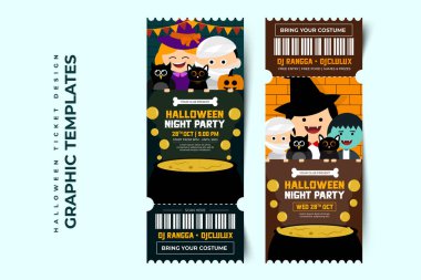 Cadılar Bayramı temalı grafik tasarım şablonu, basit ve zarif tasarımı özelleştirmesi kolay