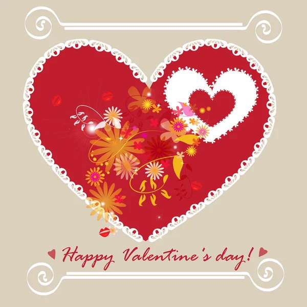 Sevgililer günü kartı.