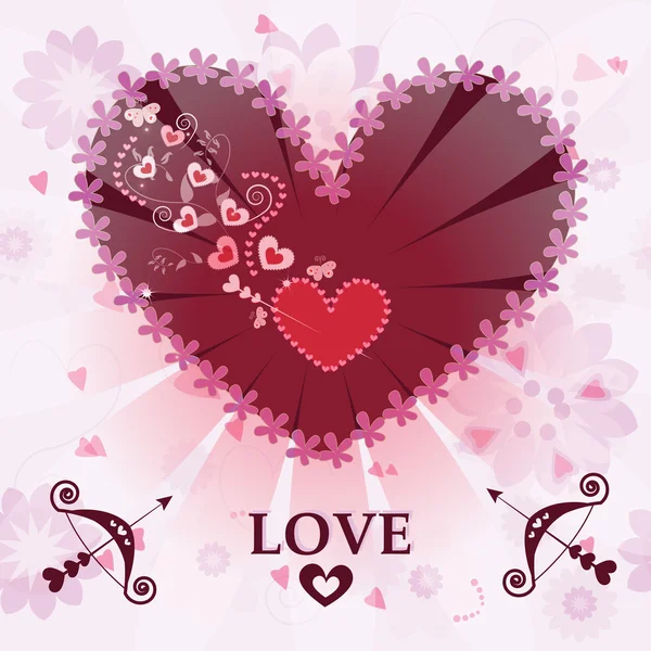 Sevgililer günü kartı.