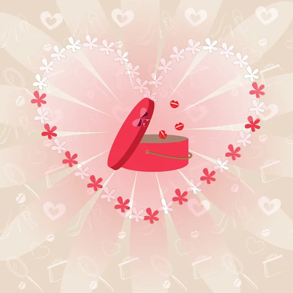 Valentine's day background — Stock Vector