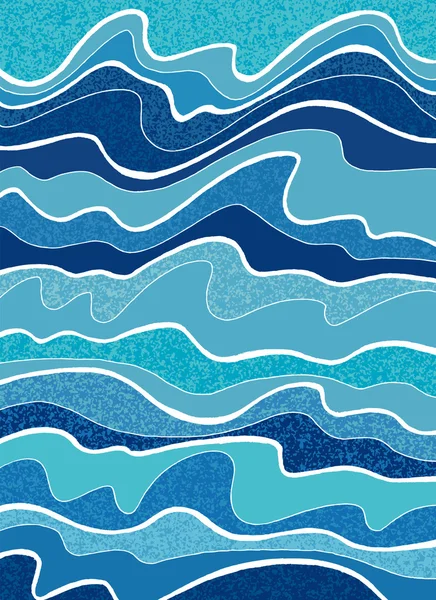 Havsvågor Vektorgrafik