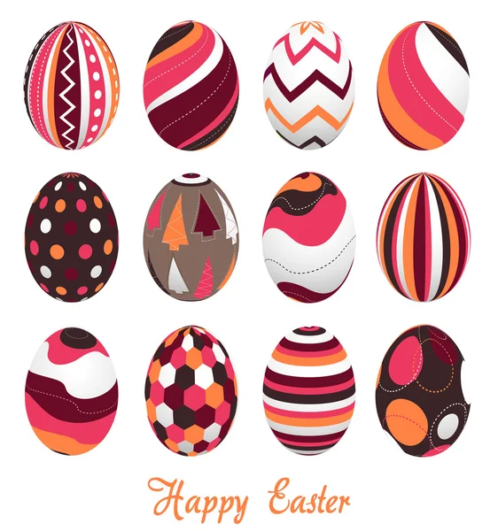 Happy easter egg rabbit — Stock Vector