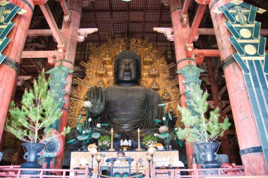 Büyük Buda Heykeli Todai-Ji Tapınağı. Nara Japonya