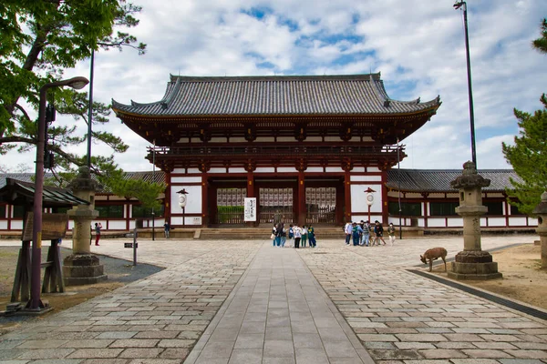 Das Tor Des Todai Tempels Nara Japan — Stockfoto