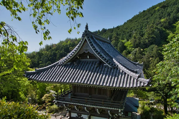 Ein Dach Über Dem Yoshimine Dera Tempel Und Den Bäumen — Stockfoto