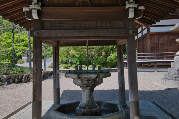 Fonte Chozuya Templo Yoshimine Dera Quioto Japão — Fotografia de Stock