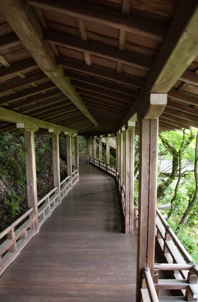 Corridor Eikan Temple Kyoto Japan — Stockfoto