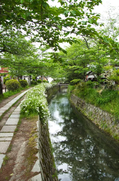 Ein Blick Auf Den Pfad Der Philosophie Frühling Kyoto Japan — Stockfoto