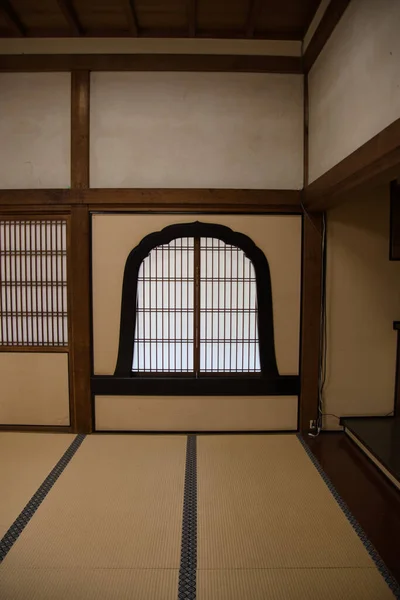 Janela Lanterna Dentro Templo Quioto Japão — Fotografia de Stock