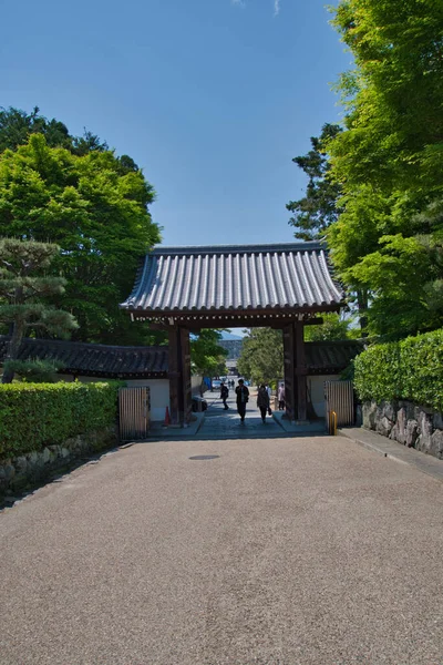 Portão Aproximação Templo Tofuku Quioto Japão — Fotografia de Stock