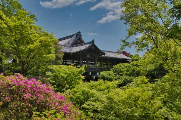 Tsuten Kyo Brücke Innerhalb Des Tofuku Tempels Kyoto Japan — Stockfoto