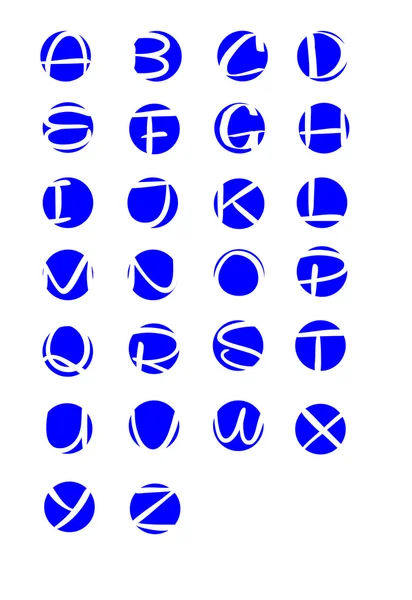 Λογότυπα γραμμάτων — Διανυσματικό Αρχείο