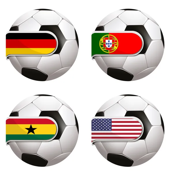 Copa Mundial de fútbol grupos — Foto de Stock